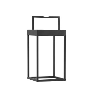 Lucande LED Solarleuchten Laterne Lynzy 9969186 Dimmbar Modern in Schwarz aus Aluminium 1-flammig