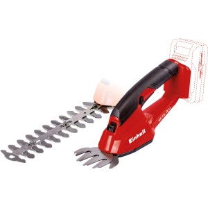 Einhell GC-CG 18 Li Akku-Gras- und Strauchschere mit zwei Schneideaufsätzen (ohne Akku).