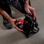 Metabo Akku-Baustrahler BSA 18 LED 4000 Solo mit eingesetztem Akku.