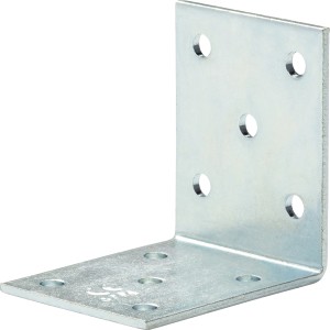 Edelstahl Winkelverbinder, 50x50x40 mm, 40 Stück, zur Holzverbindung.