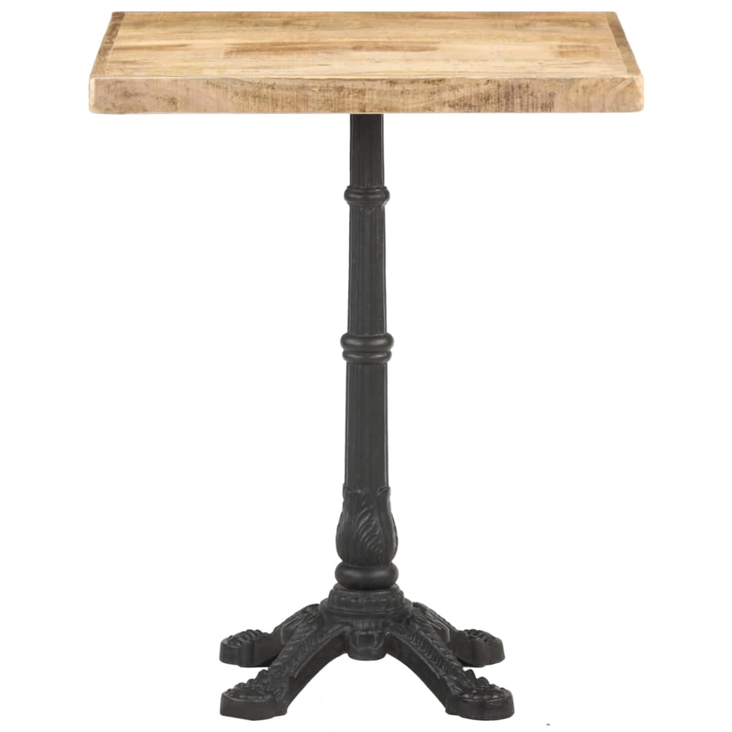 vidaXL BistRotisch 60x60x77 cm Raues Mangoholz günstig online kaufen