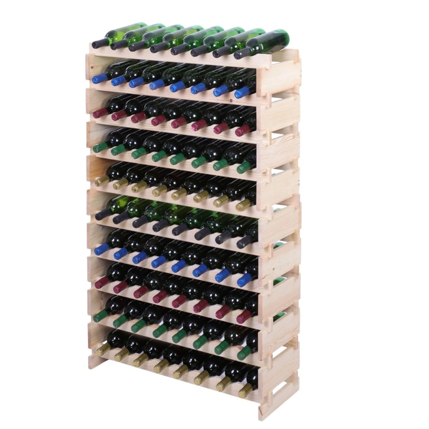 PROREGAL Weinregal VINOTECA FLEX PRO HxBxT 135x84x28cm 80 Flaschen Auf 10 E günstig online kaufen