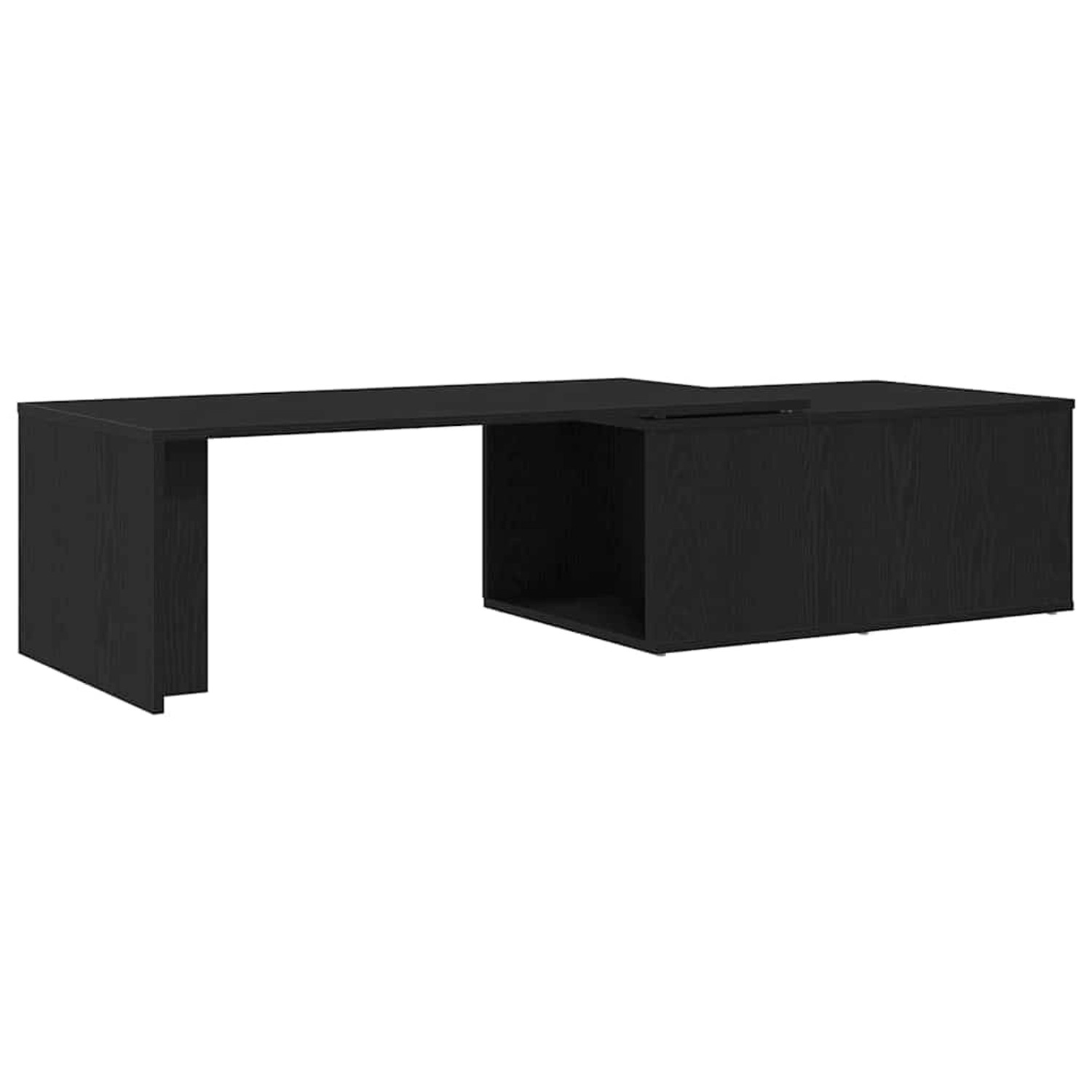 vidaXL Couchtisch Schwarze Eiche 150 x 50 x 35 cm Holzwerkstoff 862478 günstig online kaufen