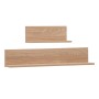 Schildmeyer Visby Wandregal-Set: 2 helle Eiche-Regale. Großes und kleines Wandregal mit Holzdekor.