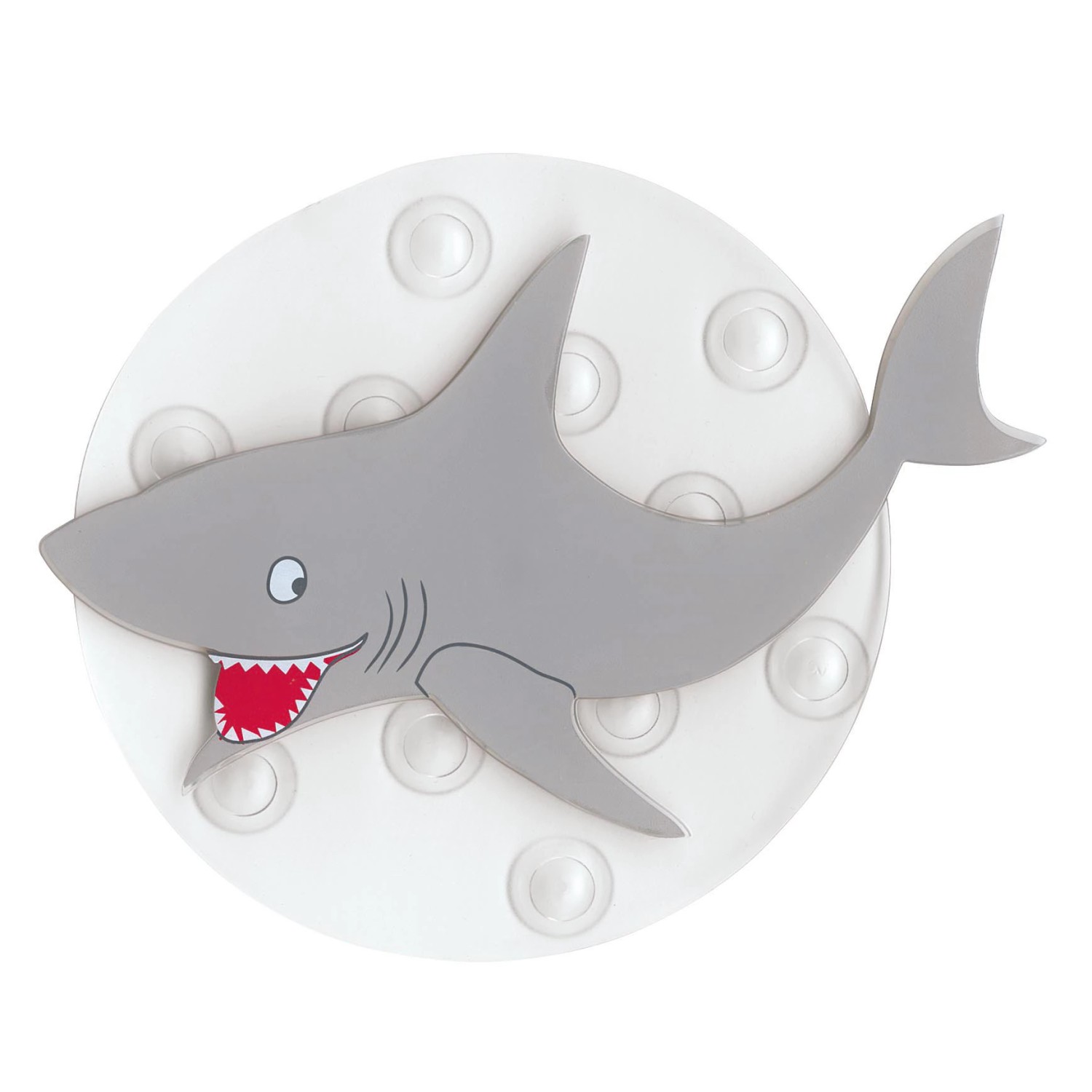 Kleine Wolke Duscheinlage Sharky Minis, Set, 4-tlg., Hai-Motiv