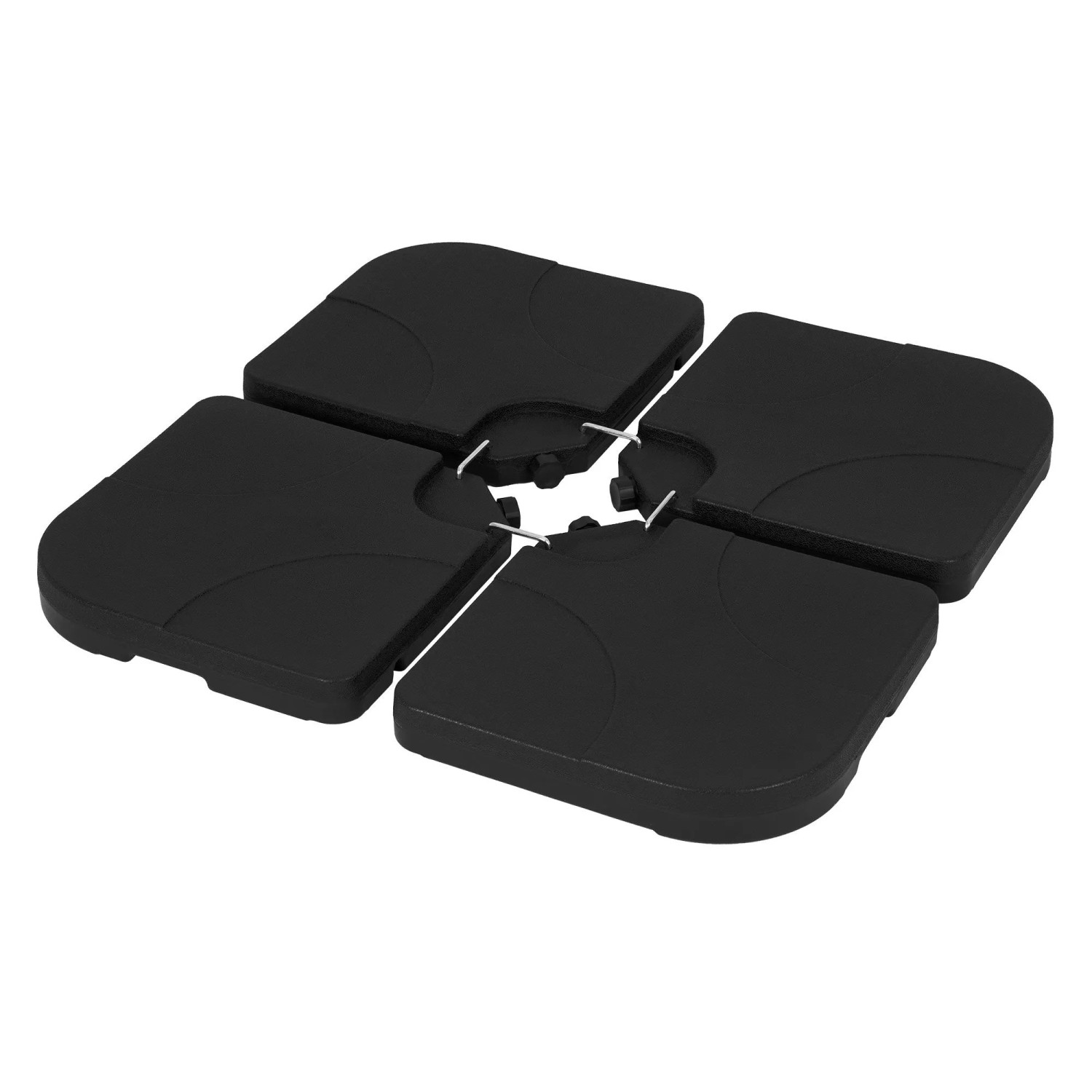 ML-Design Sonnenschirmständer 4-teilig Schirmgewicht 60 Liter/80kg