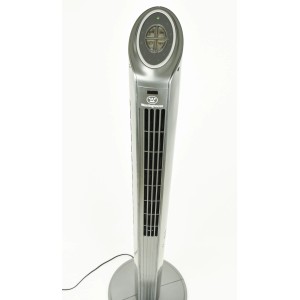 Anthrazitfarbener WESTINGHOUSE Standventilator Highland I mit Fernbedienung.