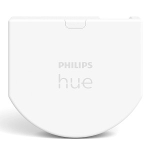 Philips Hue Wandschalter Modul in Weiß für Smart Home Lichtsteuerung.