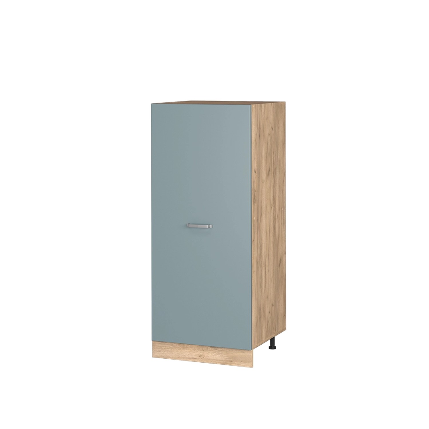 Vicco Herdumbauschrank R-Line Küchenkommode Blau-Grau/Goldkraft Eiche 60 cm