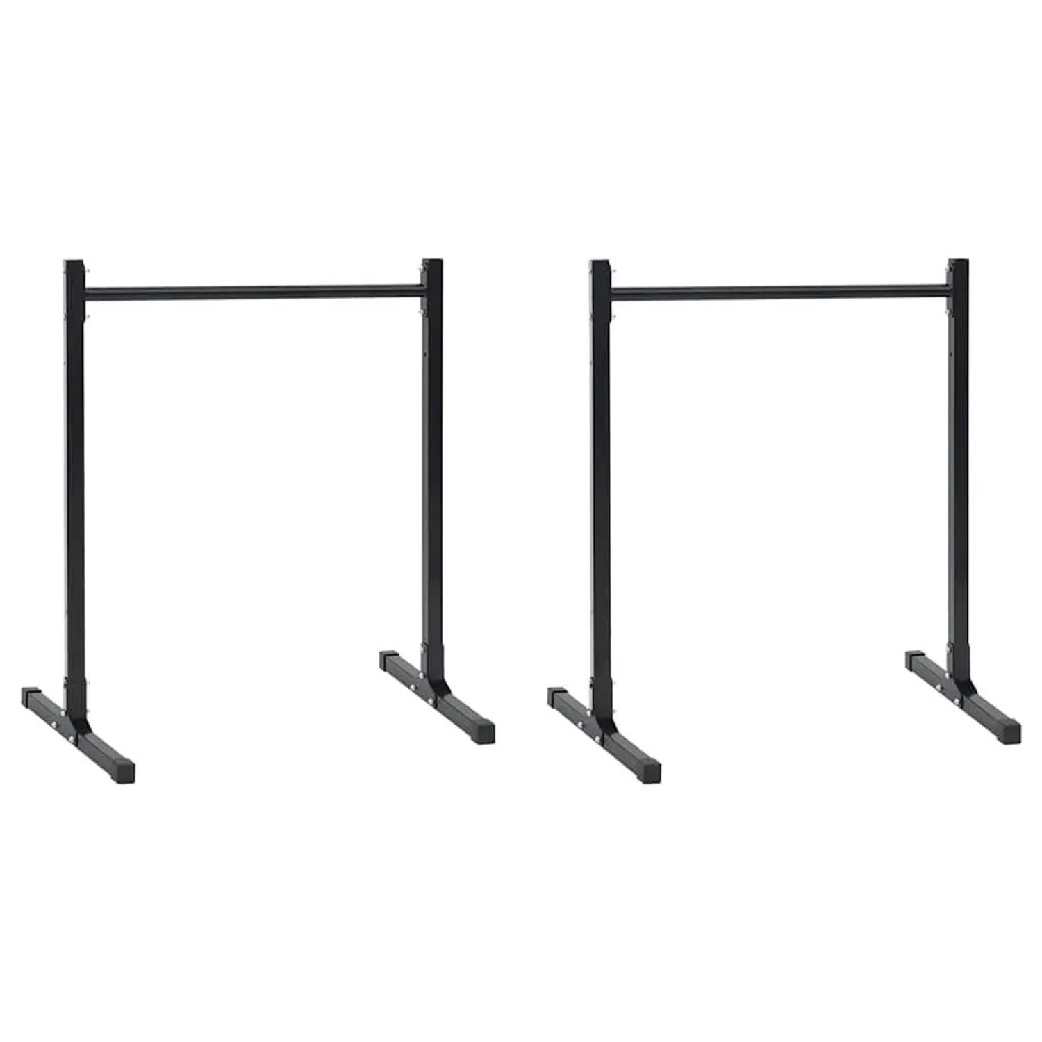 vidaXL Dip Station 2 Stk Schwarz 55 x 90 x 104,5 cm 42002571