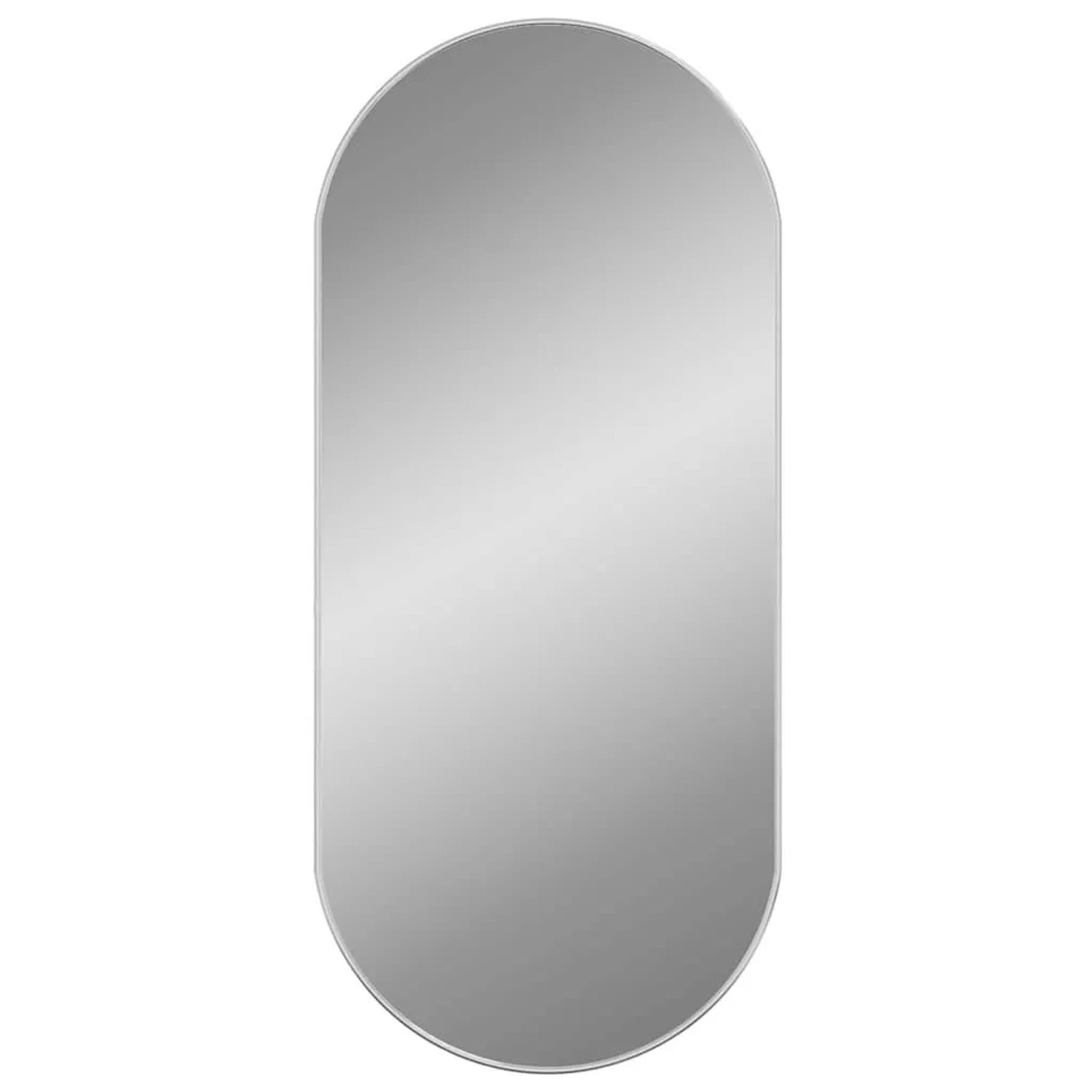 vidaXL Wandspiegel Silbern 100x45 cm Oval 348194 günstig online kaufen