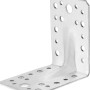 Verzinkter Winkelverbinder mit Sicke, 90x90x65 mm, für Eckverbindungen, 20 Stück.