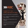 Heim RAC Sicherheitsgurt für Hunde, Größe L, für Körperumfang 51-76 cm. Geeignet für Dalmatiner.