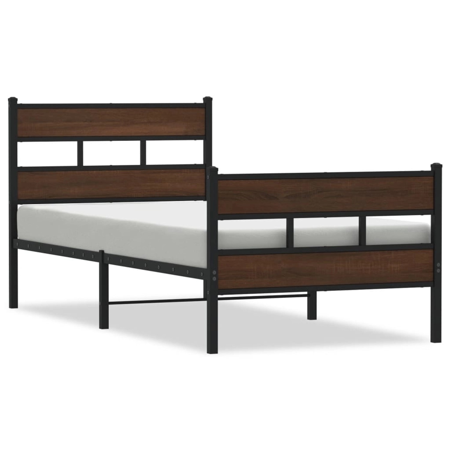vidaXL Bettgestell ohne Matratze mit Kopf- und Fußteil 107x203 cm 4017165 günstig online kaufen