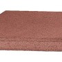 Quadratische, braune Pfeilerabdeckplatte aus Beton für Gartenmauern.