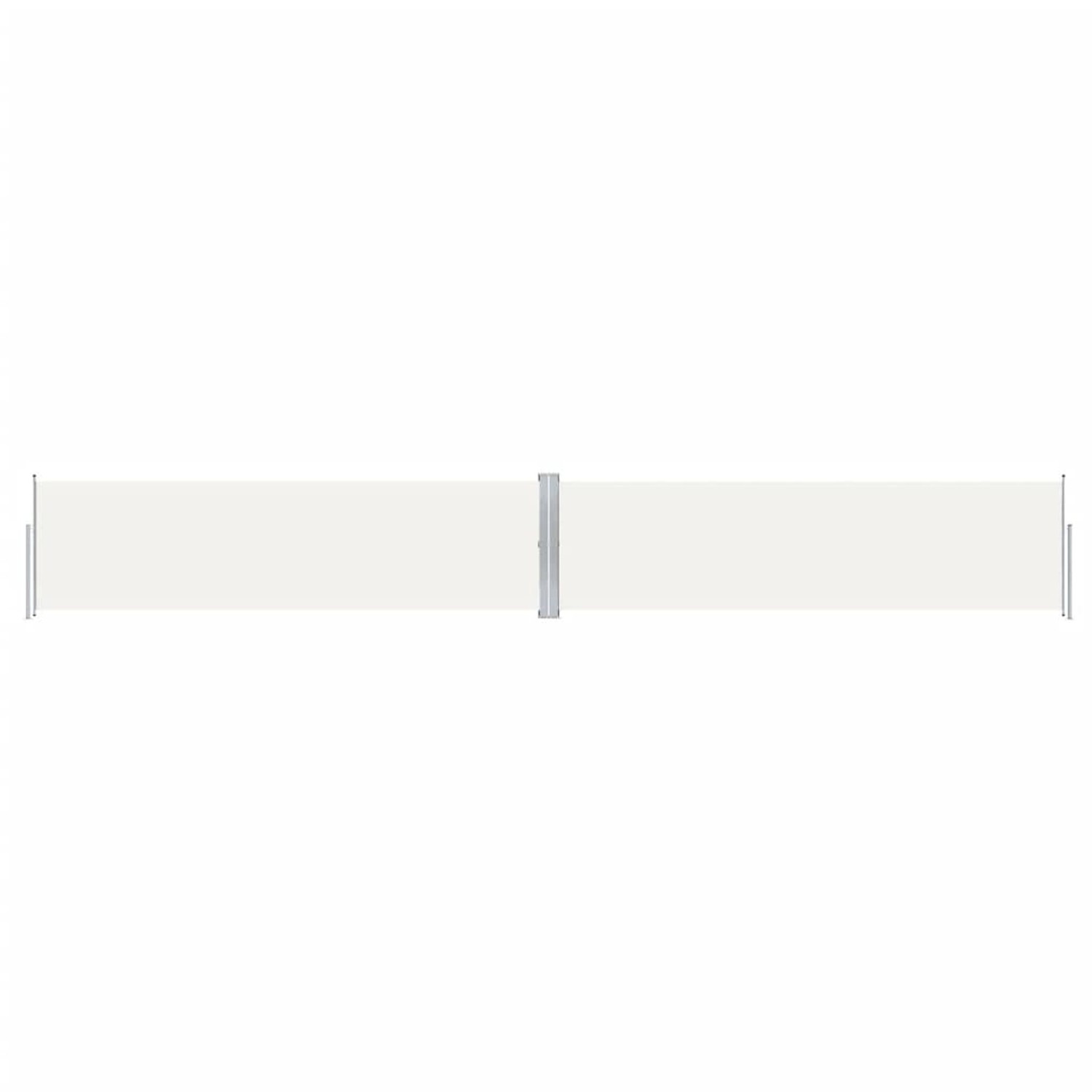 furnicato Seitenmarkise Ausziehbar Creme 140x1000 cm günstig online kaufen