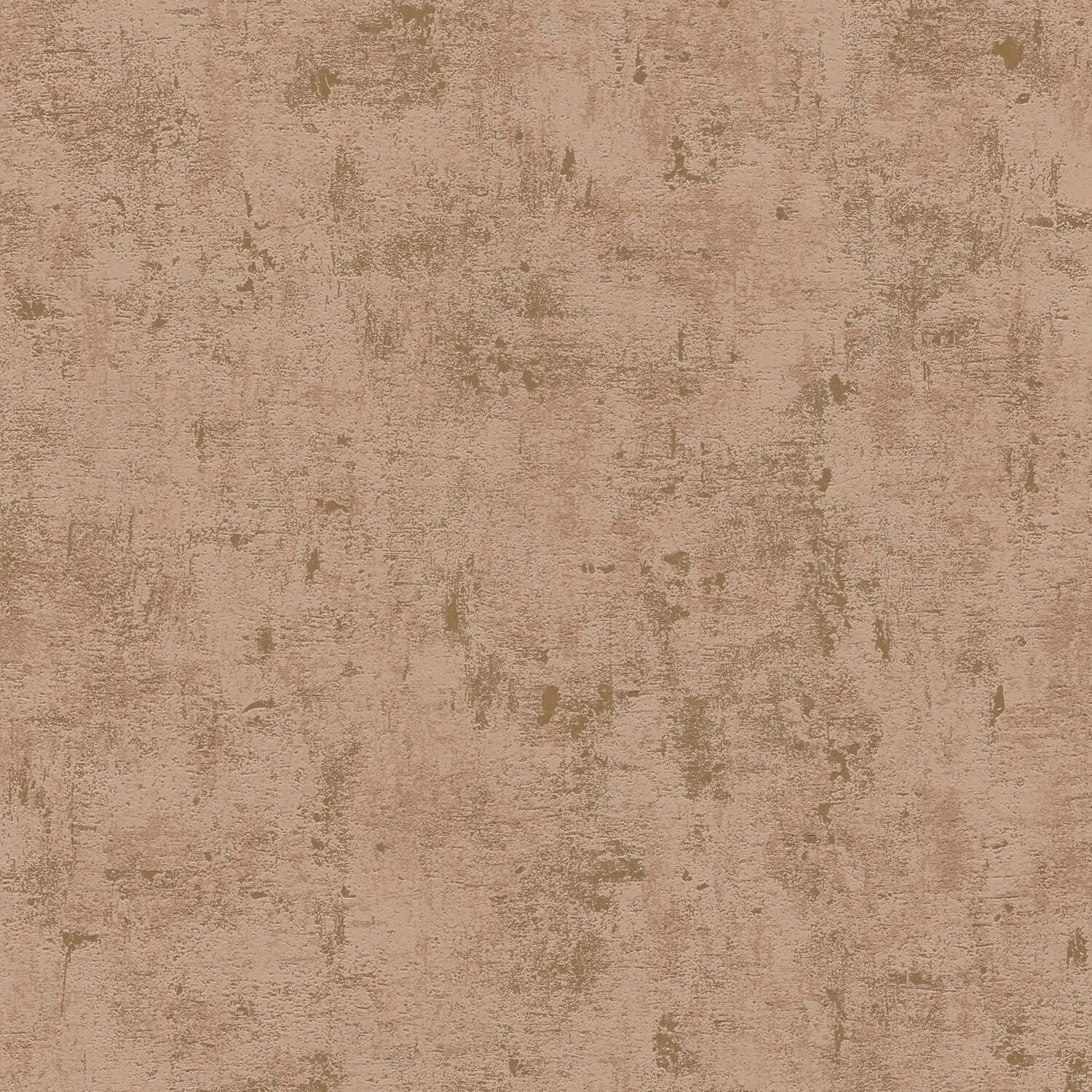 PROFHOME 395146-GU Spachtel Putz Tapete Struktur glänzend Rosa Bronze 0,53 günstig online kaufen