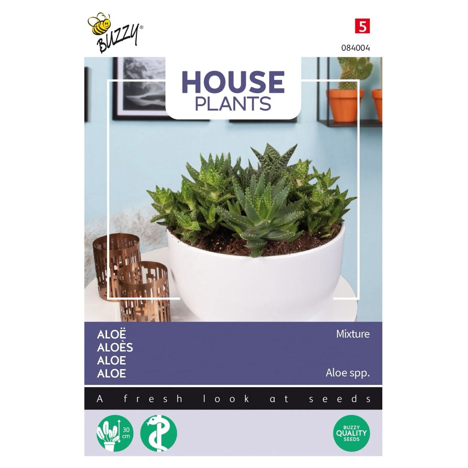 Aloe Mischung Buzzy House Plants Samen Ca. 5 Samen Für Innenbereich