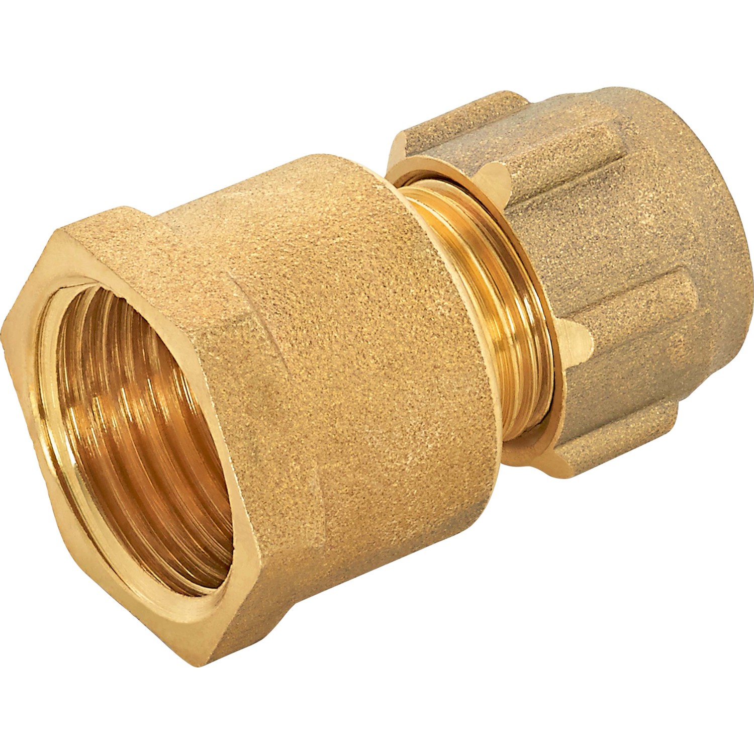 Klemmring-Verschraubung Ø 12 mm x 18,6 mm (Rp 1/2) Messing