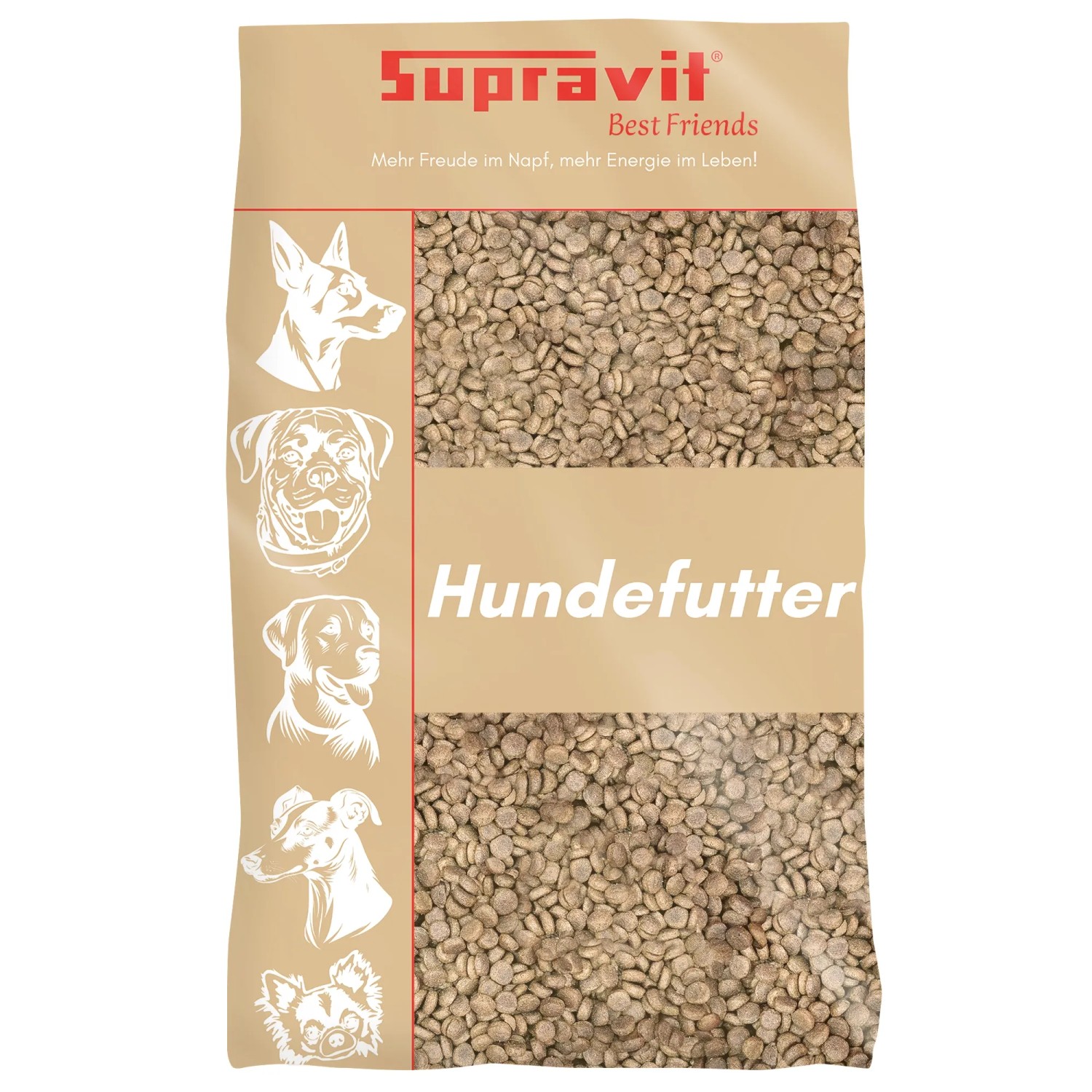 Supravit Hundetrockenfutter mit Lamm und Kartoffeln