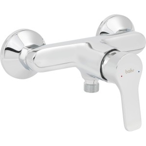 baliv Duscharmatur DU-5750 Chrom, Aufputz-Brausearmatur mit Hebel für Dusche.