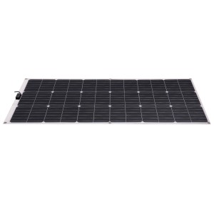 Technaxx Solarpanel TX-208 Flexibel 100W für Camping & mehr. Monokristalline Zellen für hohen Wirkungsgrad.