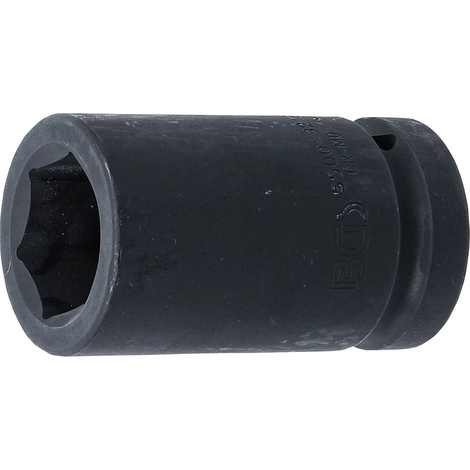 BGS Kraft Steckschlüssel Einsatz Sechskant Tief Antrieb Innenvierkant 25 Mm  1 Zoll  SW 32 Mm 5500 32