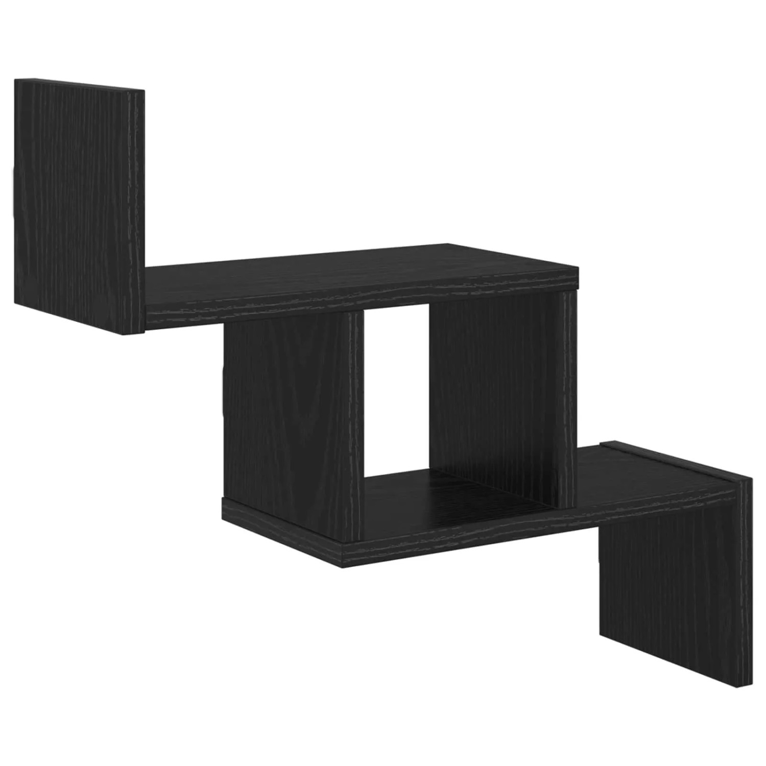 vidaXL Wandregal Schwarze Eiche 48 x 15 x 42 cm Holzwerkstoff 8012237