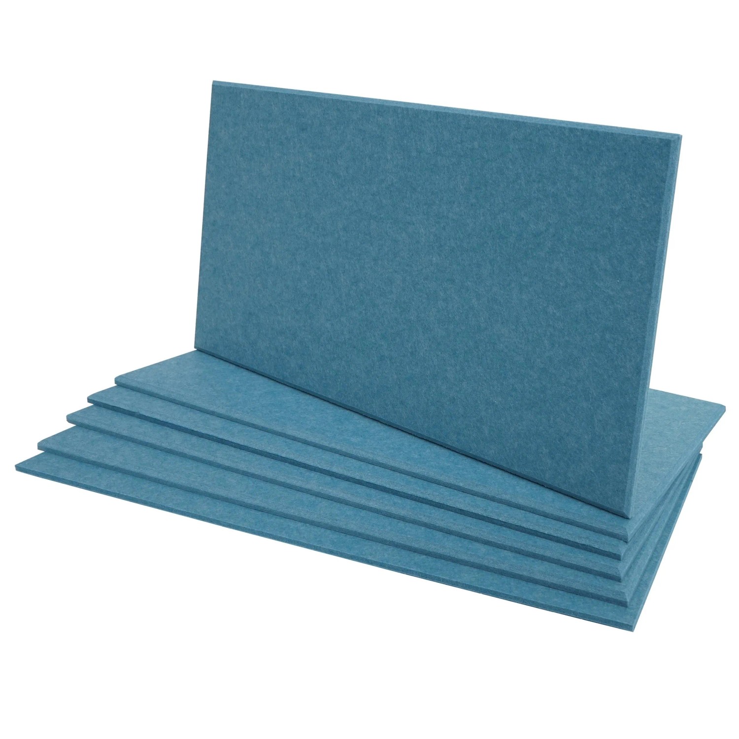 MCW 6er-Set Akustikwandpaneel L52 Schalldämmend 1qm Fläche 60x30cm Blau