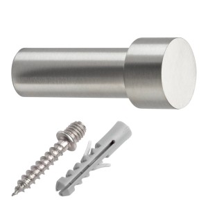 SOTECH Garderobenhaken TUULA Ø14 mm Ø19,5 mm Edelstahl Länge 50 mm