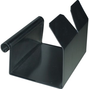 Kastenrinnenverbinder NW 70, anthrazitfarben, zur Verbindung von Metall-Dachrinnen.
