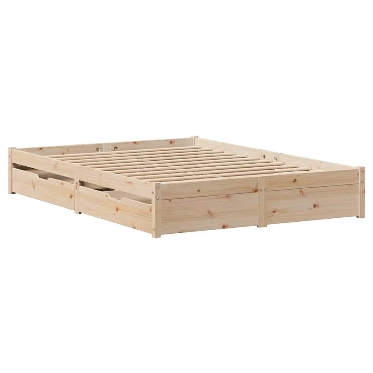 vidaXL Massivholzbett ohne Matratze 140x200 cm Kiefernholz 3301662 günstig online kaufen