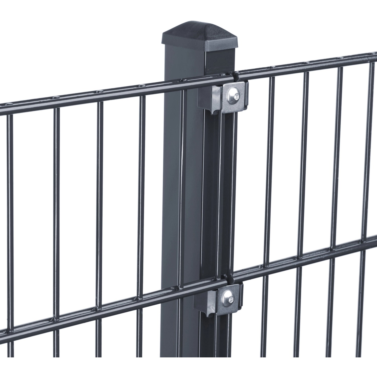 MetallzaunSet Pico Höhe 100 cm Länge 4 m Anthrazit kaufen bei OBI