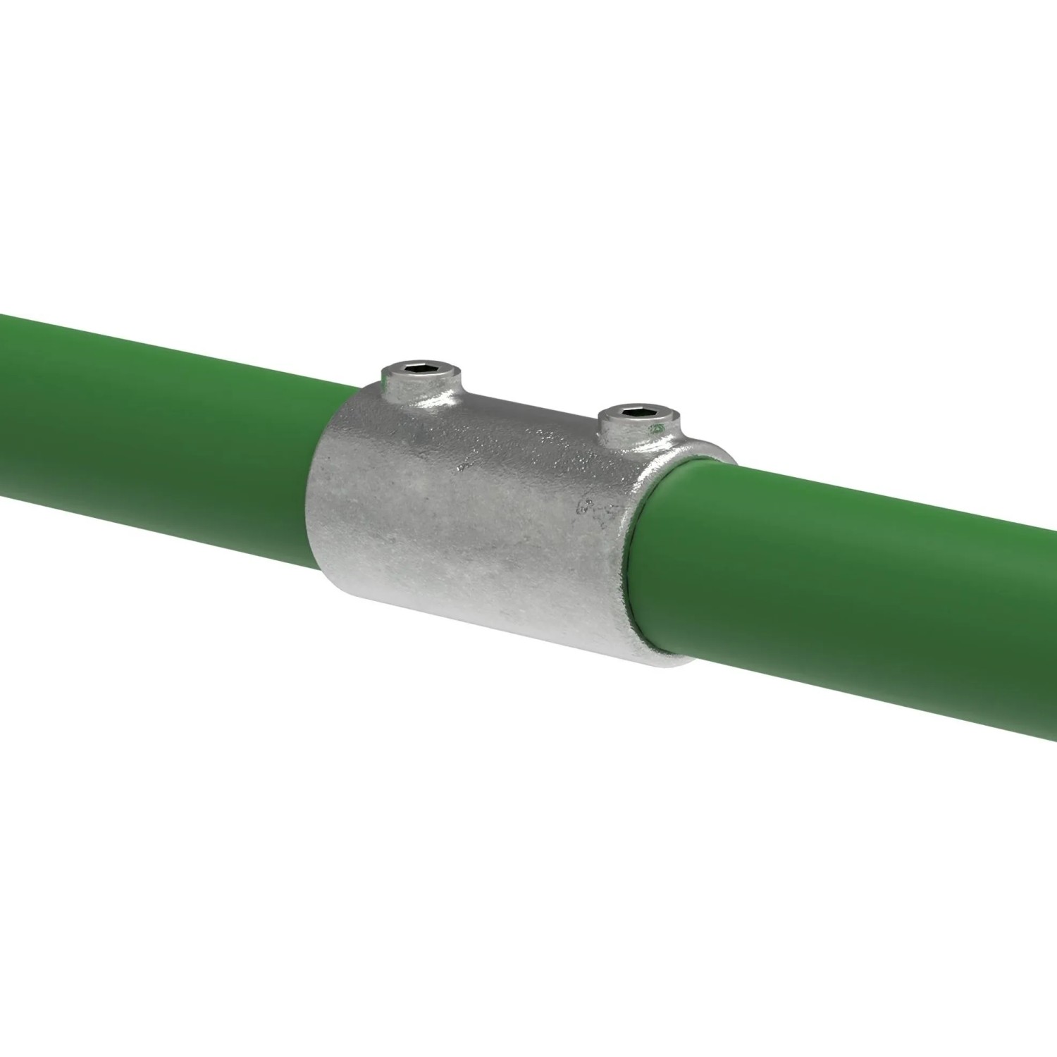 FeNau Rohrverbinder Verlängerungsstück Außen Ø 48,3 mm 1 1/2 Zoll Temperguss Verzinkt 149D48