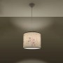 Sollux Lighting Hängeleuchte Owls 40, mehrfarbig mit Eulenmotiv für Kinderzimmer.