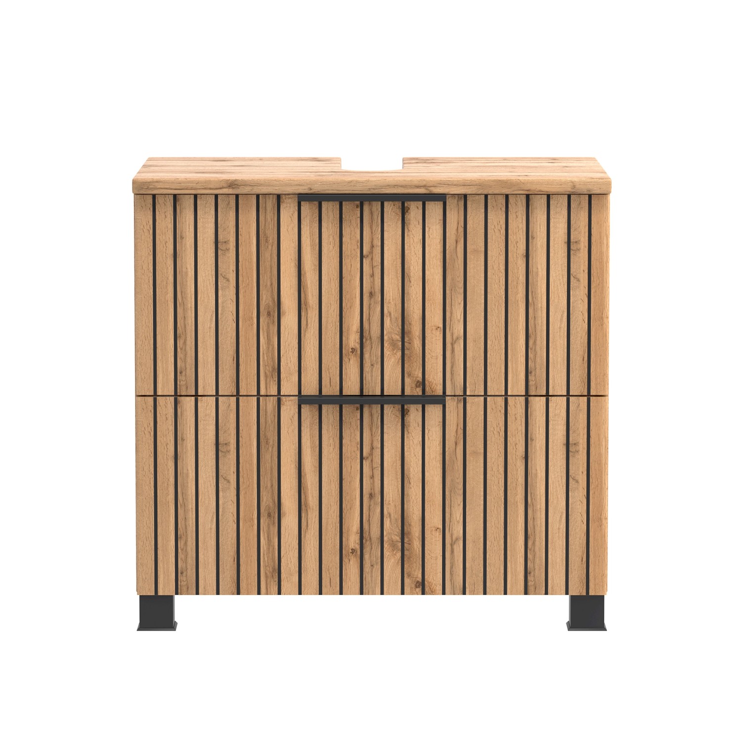 Held Möbel Unterbeckenschrank Manchester 54 x 60 x 35 cm Wildeiche