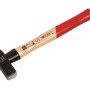LUX Schlosserhammer Comfort, 800 g, mit Eschenstiel und schwarzem Hammerkopf.