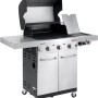 Char-Broil Gasgrill Professional Pro S 3 mit 3 Brennern, Seitenbrenner und Edelstahl-Design.