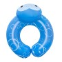 Blauer Bestway Schwimmring mit Tierkopf und Blasenmuster für Kinder ab 2 Jahren.