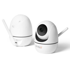 Technaxx IP-Kamera TX-146 PT WLAN Full HD für Innenraumüberwachung.