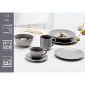 Ritzenhoff & Breker Levi Tafelservice 12-teilig Grau