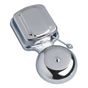 REV Türklingel Läutewerk Chrom, Klingel für Wechselspannung bis 85 dB.