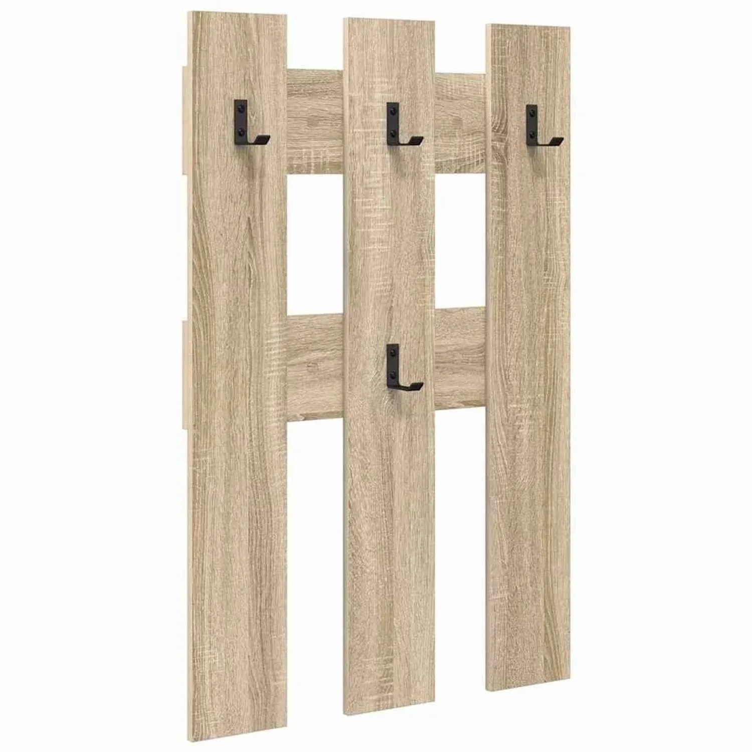 vidaXL Wandmontierter Nachttisch Sonoma-Eiche 65 x 3 x 100 cm 874501