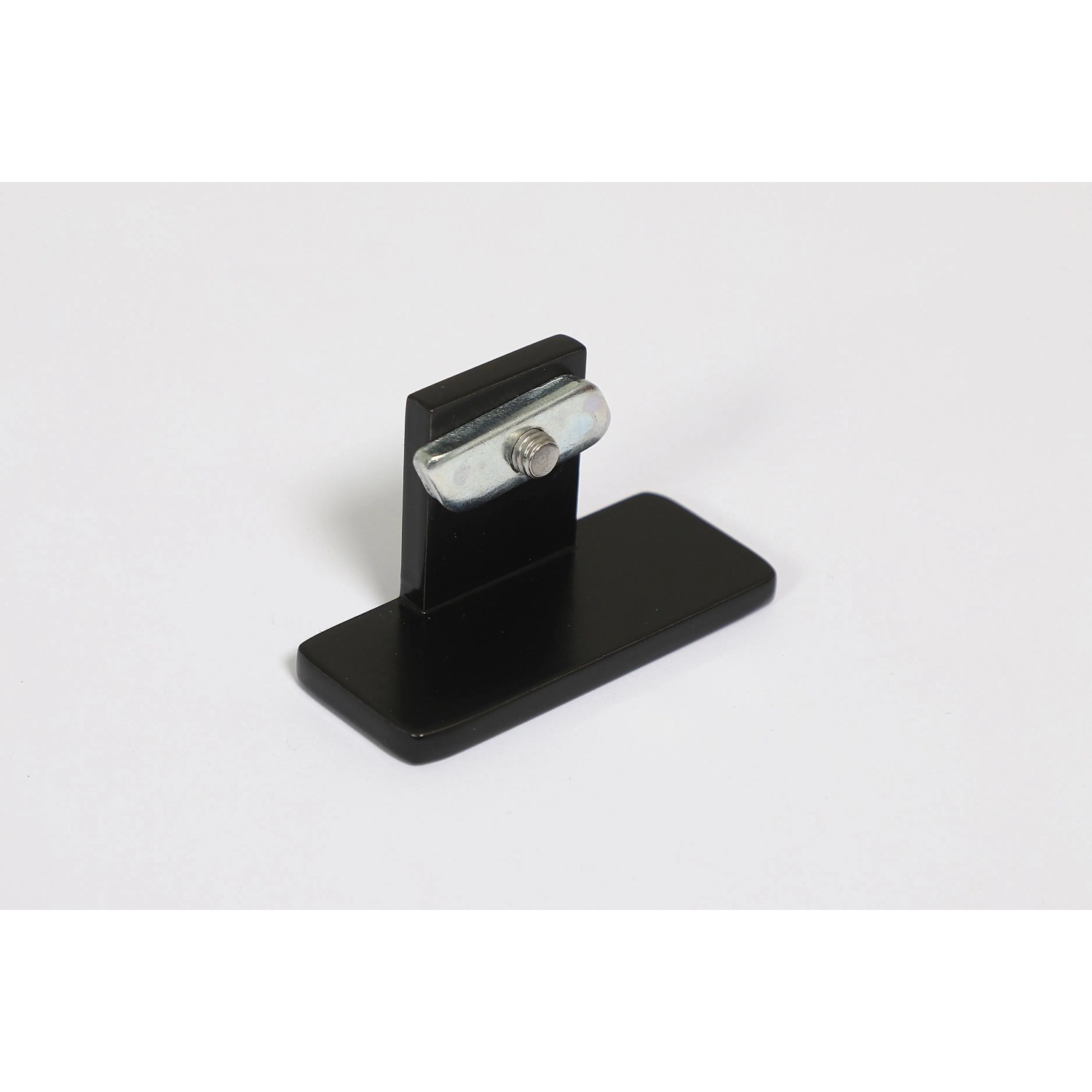 Schwarze Alu Endkappe für Handlauf, Zubehör für Treppen und Geländer.