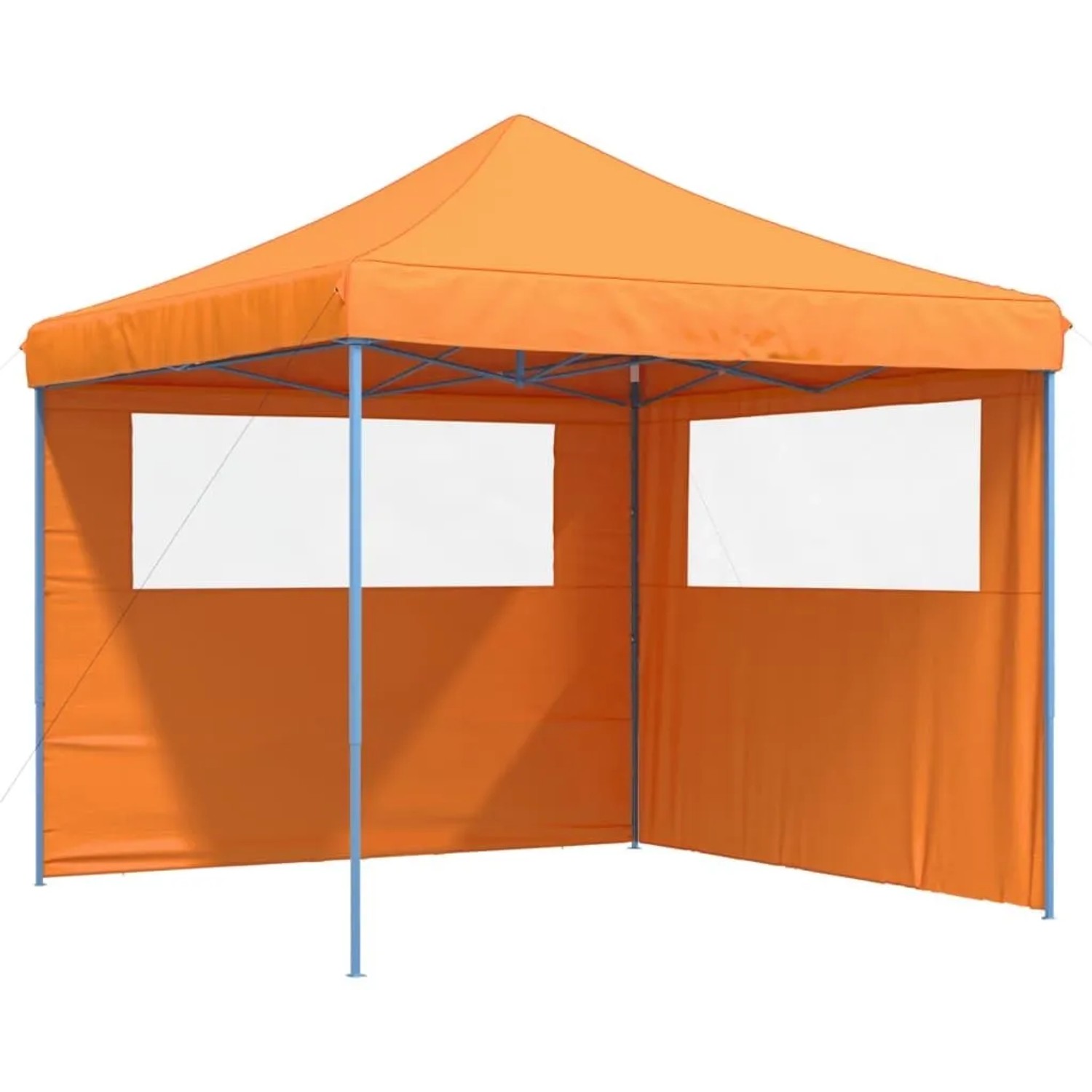 vidaXL Partyzelt Faltbar Pop-Up mit 2 Seitenteilen Orange 4004922