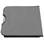 furnicato Klappbare Strandmatte 2 Stk. Stahl und Stoff Grau_9
