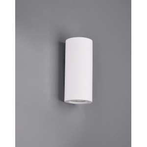 Weiße Trio Leuchten Wandlampe Zazou aus Gips, individuell anstreichbar.