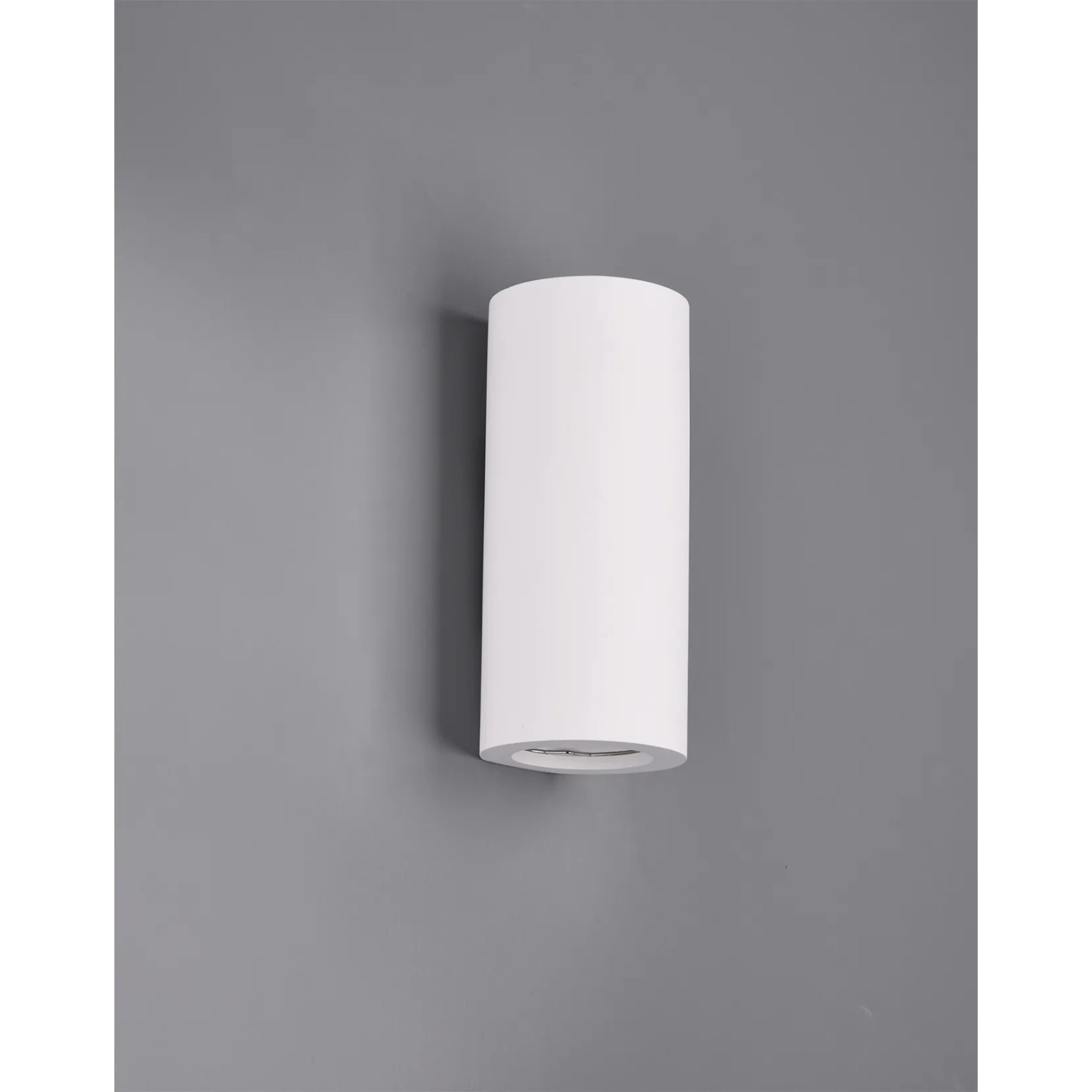 Weiße Trio Leuchten Wandlampe Zazou aus Gips, individuell anstreichbar.