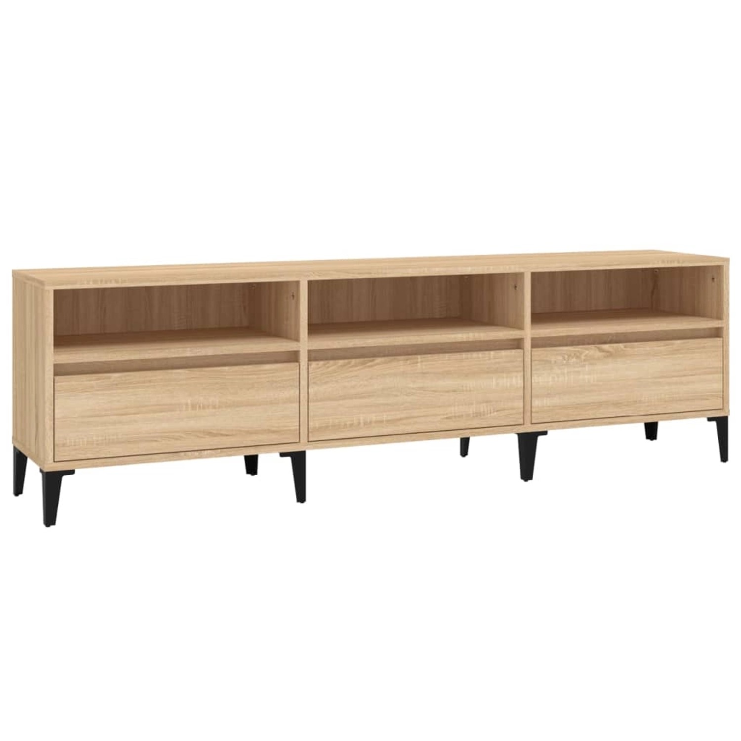 vidaXL TV-Schrank Sonoma-Eiche 150x30x44,5 cm Holzwerkstoff 831920