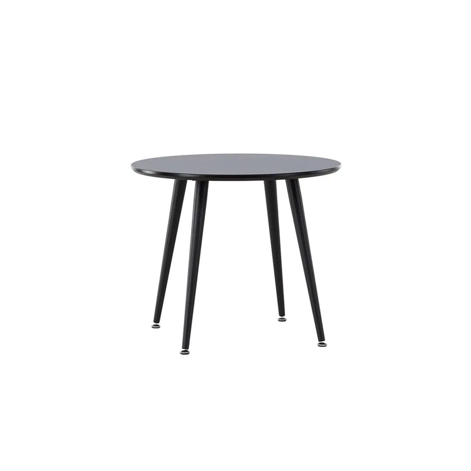 ebuy24 Plaza Esstisch für Kinder Ø 60 cm Schwarz